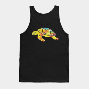 Cool turtle sea mandala t-shirt Tank Top